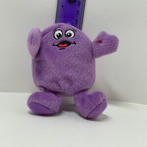 2009 TY McDonald's Grimace Plush Toy Happy Meal 30 Years of Happiness Purple